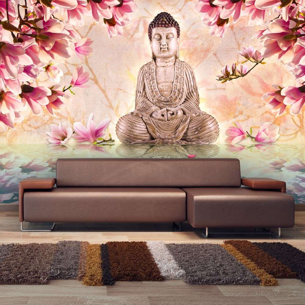 Fototapeta  Budda i magnolia