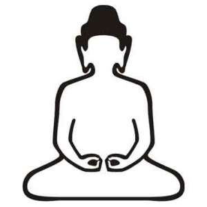 Naklejka dekoracyjna budda PX39 | Dekormania