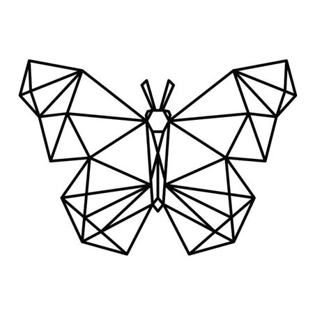 Naklejka dekoracyjna GX03, motyl, motylek, geometryczne, GX 03
