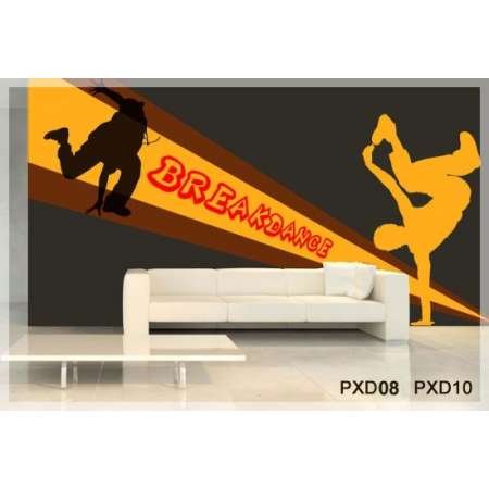 Szablon malarski PXD10 – breakdance dla dzieci | Dekormania