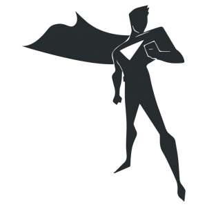 Naklejka dekoracyjna Superhero 1 | Dekormania
