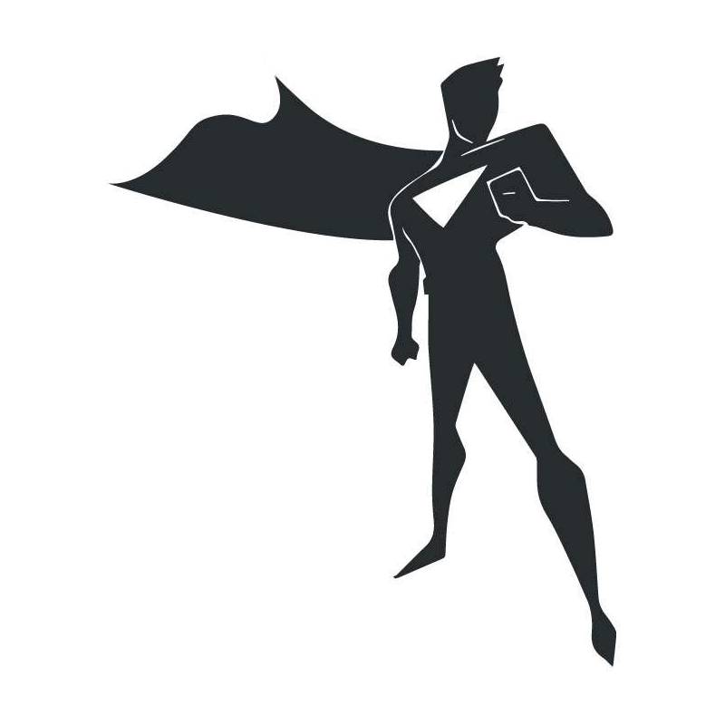 Naklejka dekoracyjna Superhero 1 | Dekormania