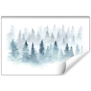 Fototapeta Las we mgle FT-455