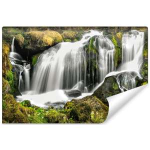 Fototapeta Wodospad w Lesie...
