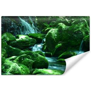 Fototapeta Wodospad Skały...