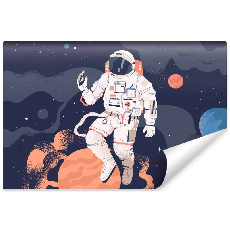 Fototapeta Astronauta W Kosmosie I Planety