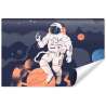 Fototapeta Astronauta W Kosmosie I Planety