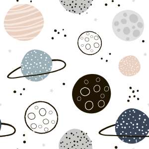 Tapeta Pastelowe Planety