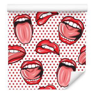 Tapeta Usta W Stylu Pop-Art