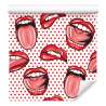 Tapeta Usta W Stylu Pop-Art
