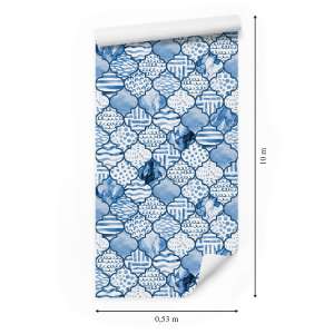 Tapeta Marokański Wzór Geometryczny