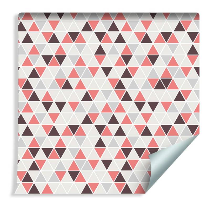 Tapeta Geometryczna - Kolorowe Trójkąty