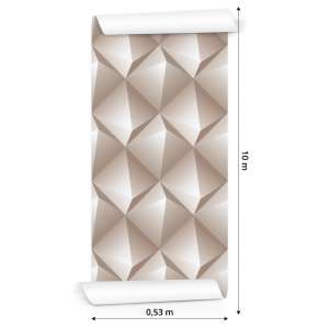 Tapeta Modernistyczny Wzór Geometryczny - Efekt 3D