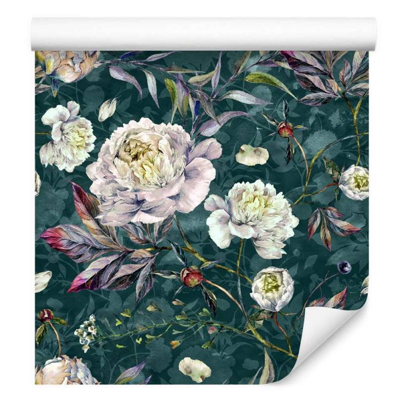 Tapeta Kwiaty Piwonie Vintage