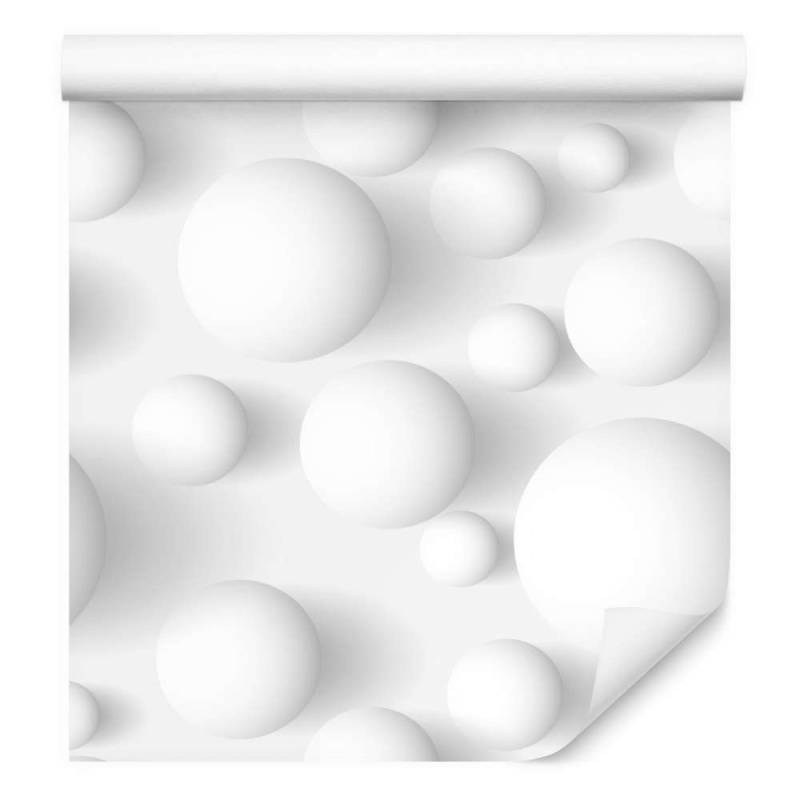 Tapeta Nowoczesna 3D, Kule, Do Sypialni, Salonu