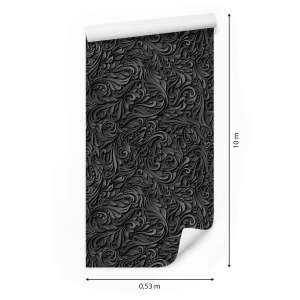 Tapeta 3D, Nowoczesna, Liście, Do Salonu, Biura