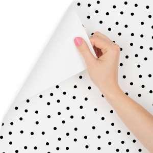 Tapeta Minimalistyczne Czarne Kropki