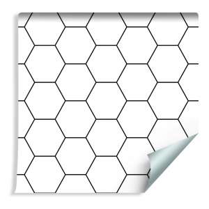 Tapeta Wzór Geometryczny - Sześciokąt