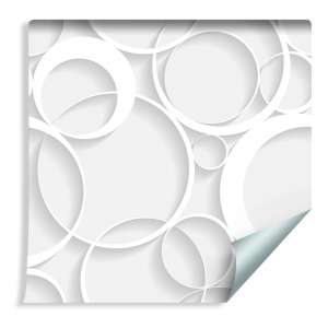 Tapeta Geometryczna-Jasne Okręgi