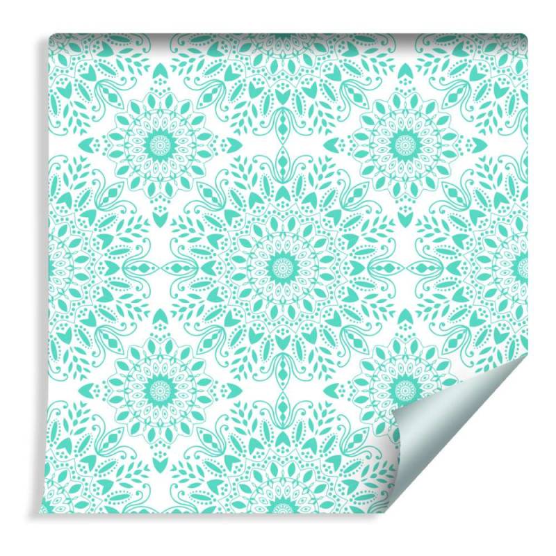 Tapeta Piękna Turkusowa Mandala
