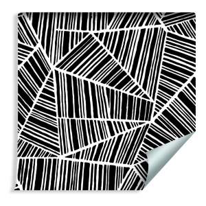 Tapeta Czarno-Białe Wzory Geometryczne