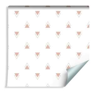 Tapeta Geometryczna - Nowoczesne Minimalistyczne Trójkąty