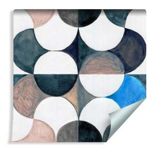 Tapeta Geometryczna-Abstrakcja Malowana Akwarelą