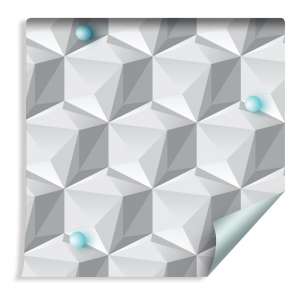 Tapeta Geometryczny Motyw - Efekt 3D