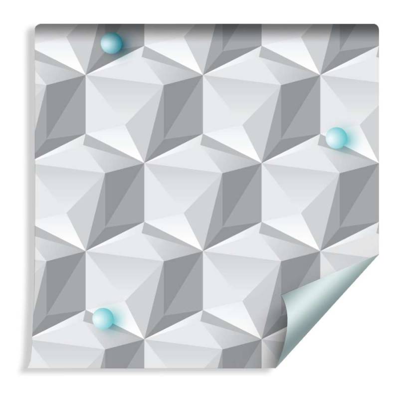 Tapeta Geometryczny Motyw - Efekt 3D