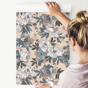 Tapeta Piękne Eleganckie Peonie