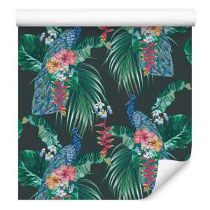 Tapeta – Kolorowe Pawie...