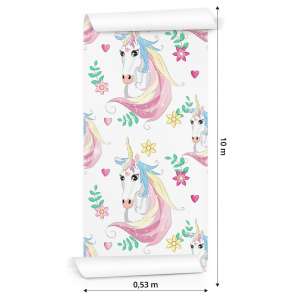 Tapeta Magiczne Jednorożce 0,53 x 10 m | Dekormania