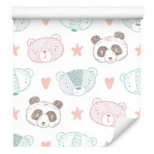 Tapeta Misie Panda Niedźwiadki