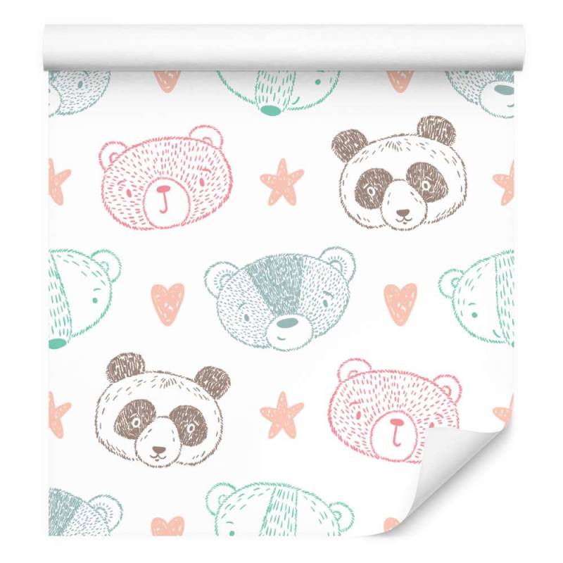 Tapeta Misie Panda Niedźwiadki