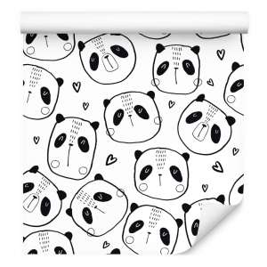 Tapeta Pandy Z Serduszkami