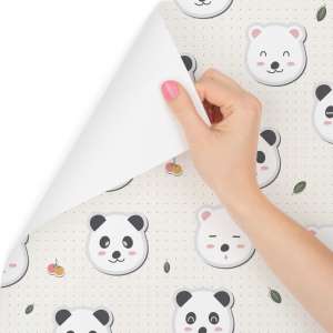 Tapeta Misie Na Tle W Kropki