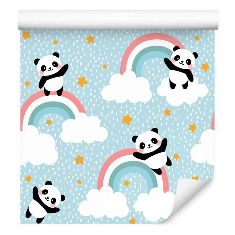 Tapeta Pandy W Deszczu
