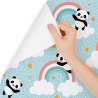 Tapeta Pandy W Deszczu