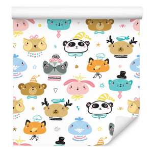 Tapeta Zwierzęta Na Białym...