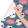 Tapeta Pandy Z Sercami W Tle