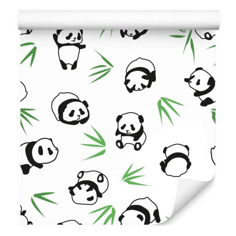 Tapeta Pandy Wśród Zieleni