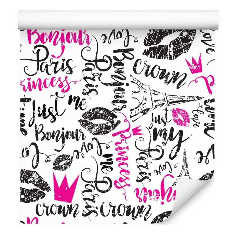 Tapeta Paryska Typografia