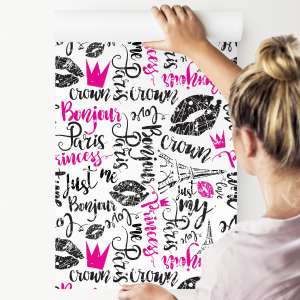 Tapeta Paryska Typografia