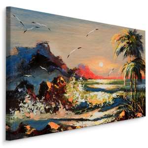 Obraz Morze I Drzewa...