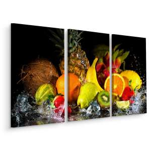 Obraz wieloczęściowy Owoce...