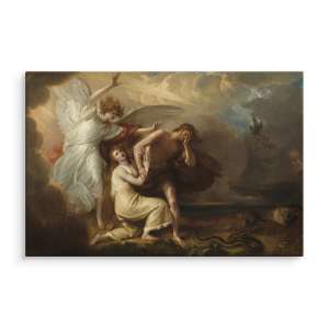 Obraz Benjamin West „Wygnanie Adama i Ewy z Raju” | Dekormania
