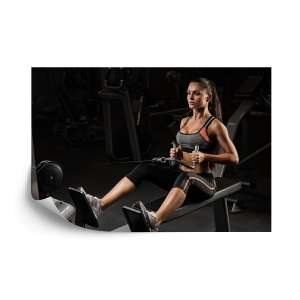 Fototapeta Kobieta podczas...