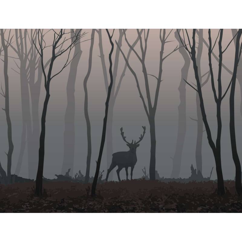 Fototapeta Jeleń W Lesie