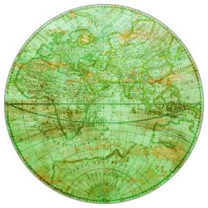 Fototapeta Okrągła Mapa...