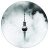 Fototapeta Okrągła Berlin nad Chmurami – Miejska Panorama i Architektoniczna Poetyka
